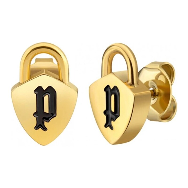 Police Fashion pozlátené náušnice kôstky Cabria PEJLE2009901 66590531