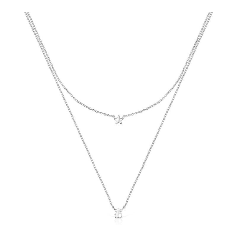 Tous Set strieborných náhrdelníkov Mini Icons 1003192100 (2x 67591354