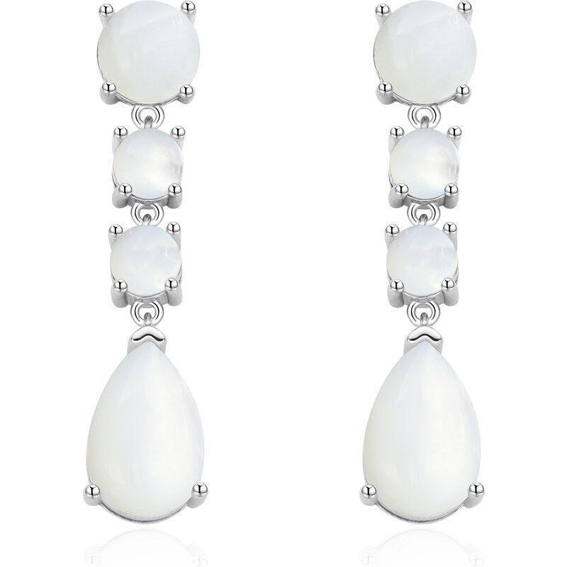 Agato Nádherné visiace náušnice s perleťou AGT-E119P 66591410