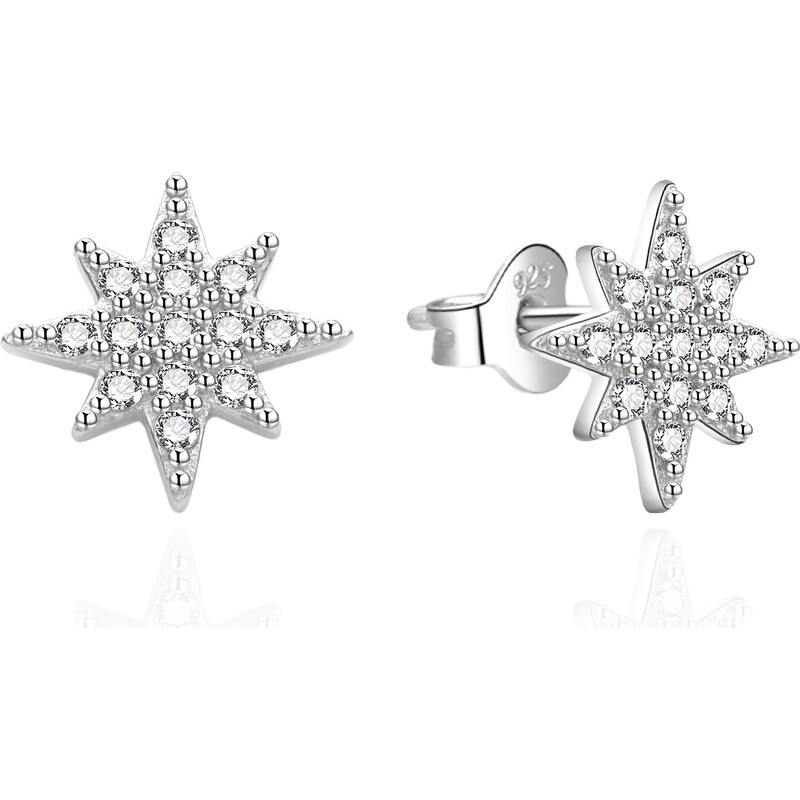 Agato Trblietavé strieborné náušnice Hviezdičky AGT-E127PW 66578349