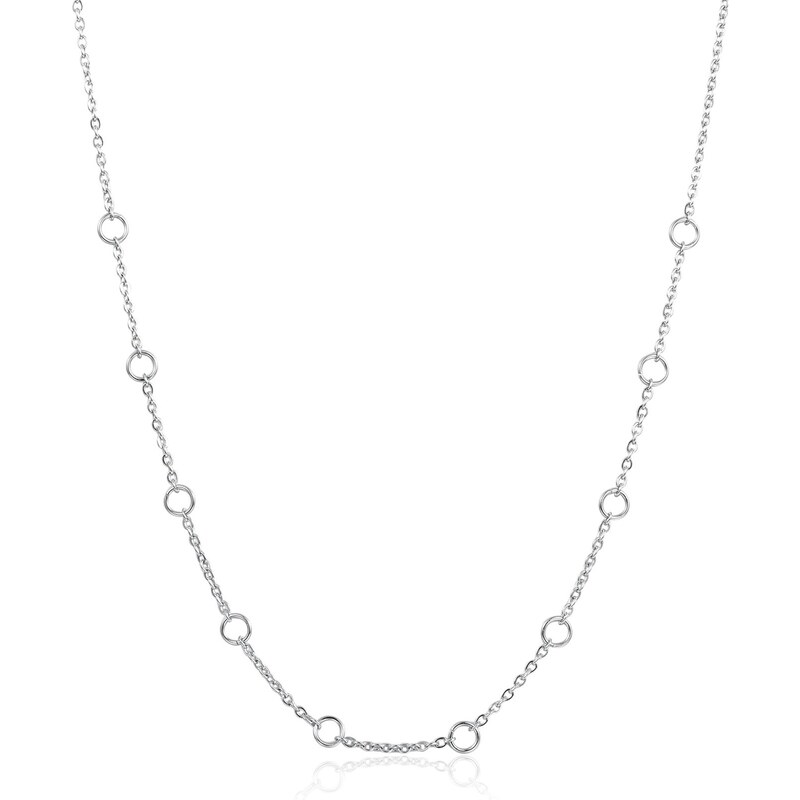 SAgapõ Slušivý oceľový náhrdelník Letters SLTC1 66594413