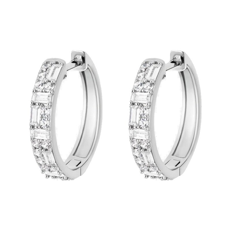 Preciosa Strieborné kruhy s kubickou zirkóniou Twinkle Royal Lagoon 66583495