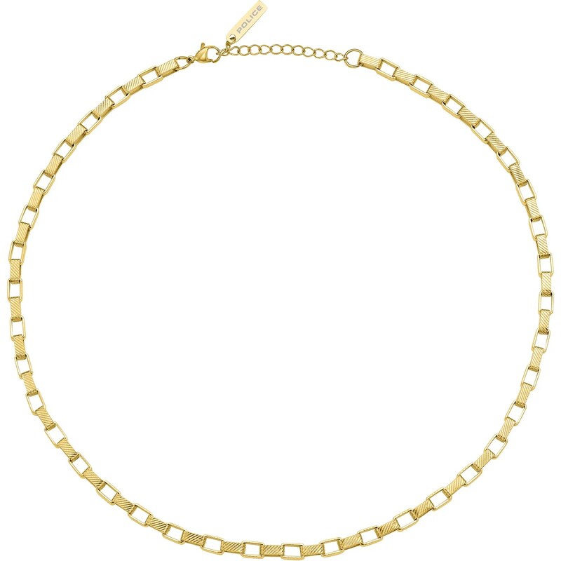 Police Pozlátený oceľový náhrdelník Player PEAGN0041802 66581617