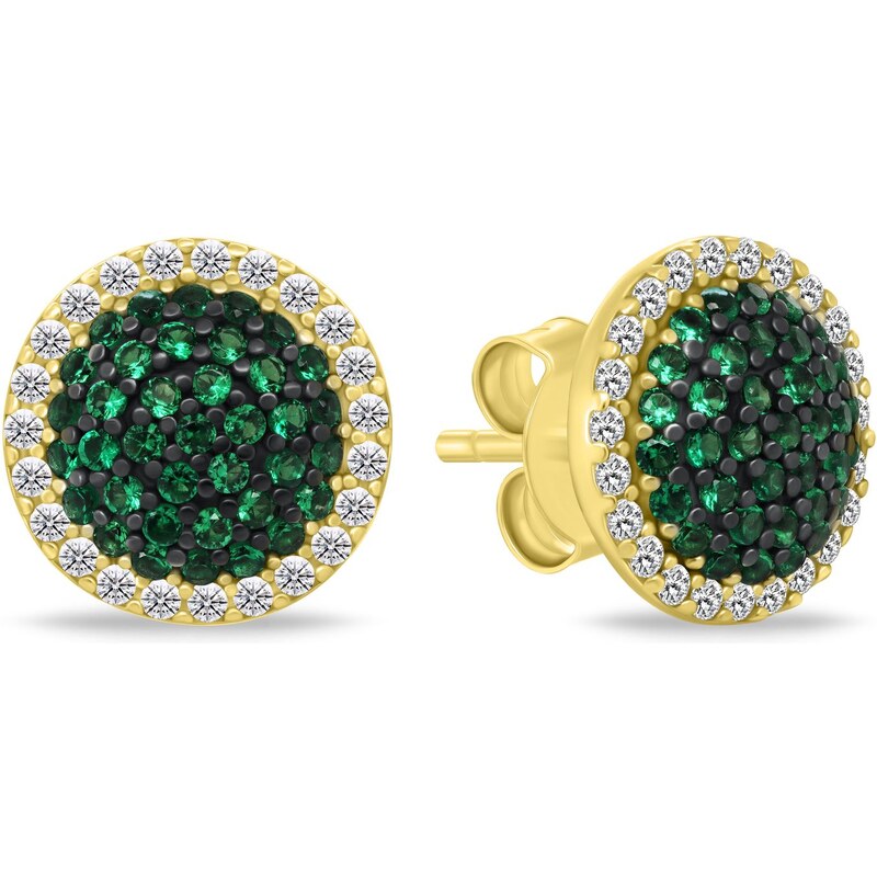 Brilio Silver Pozlátené náušnice s kubickou zirkóniou EA1143YG 66586451