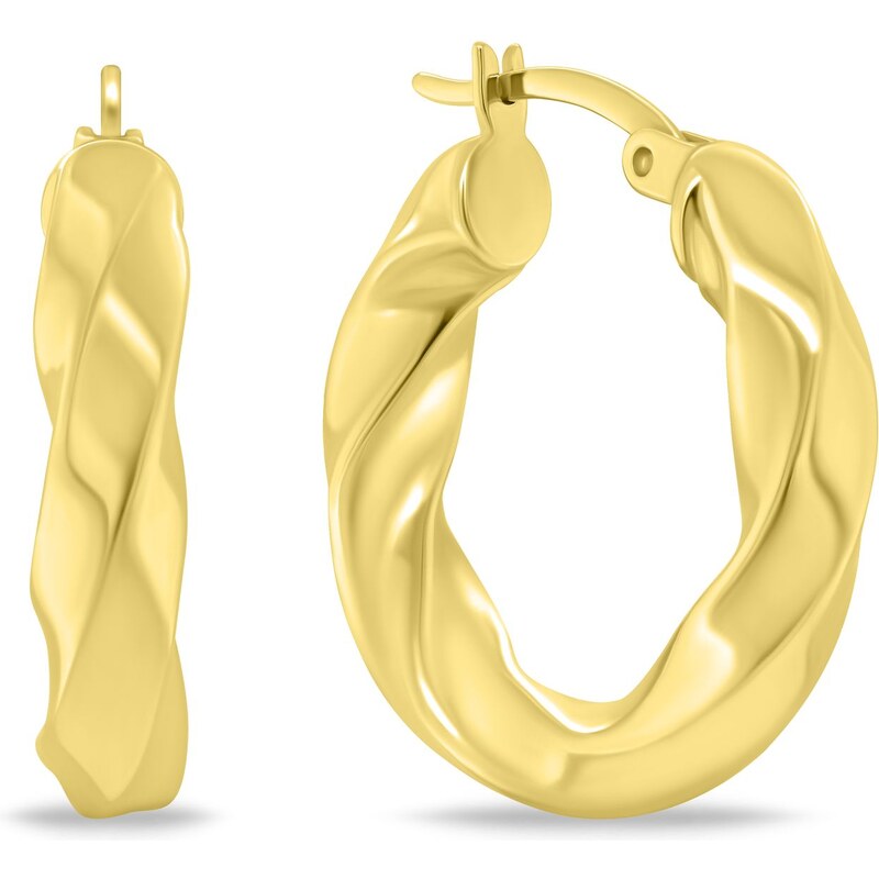 Brilio Silver Strieborné brúsené kruhy EA1148Y 66581740