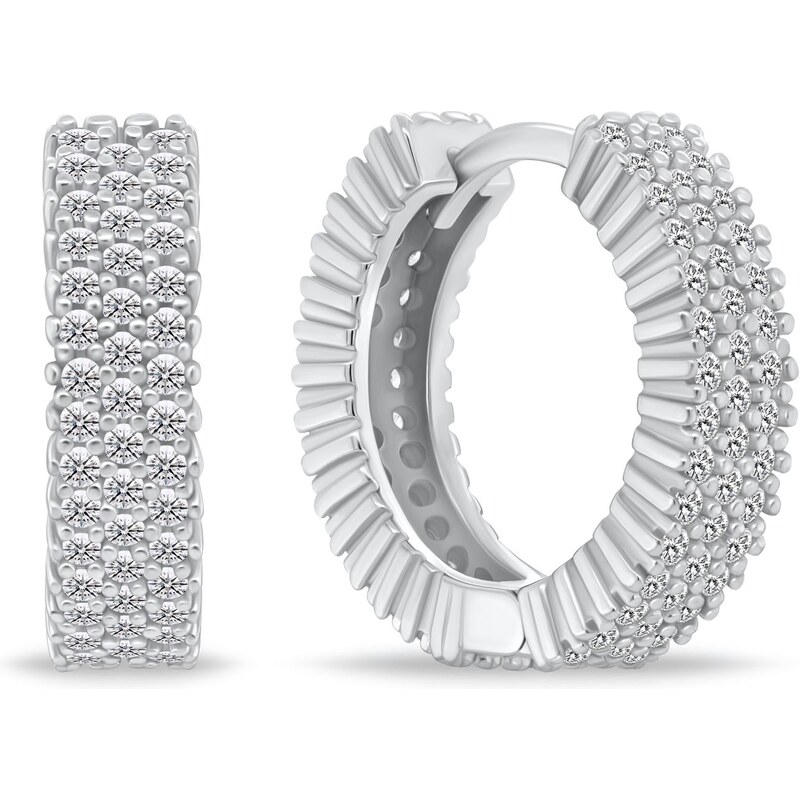 Brilio Silver Trblietavé strieborné náušnice EA1155W 66584397