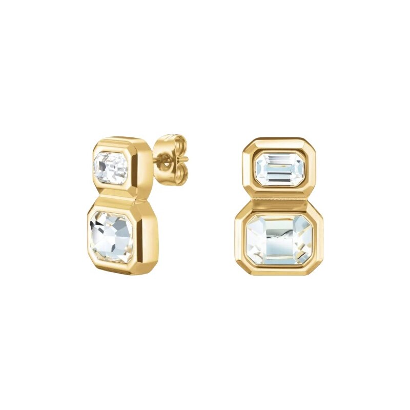 Rosefield Očarujúce pozlátené náušnice s kryštálmi Iconic JEODG-J1128 66587092