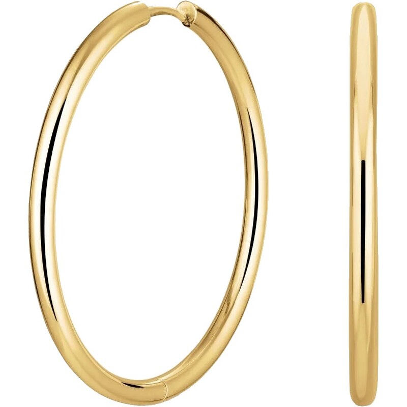 Rosefield Nadčasové pozlátené kruhy Fine JEFBG-J977 66585253