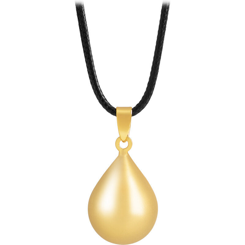 MUMMY BELL Pozlátený náhrdelník Rolnička Kvapka Lásky KAPLZ 66578815