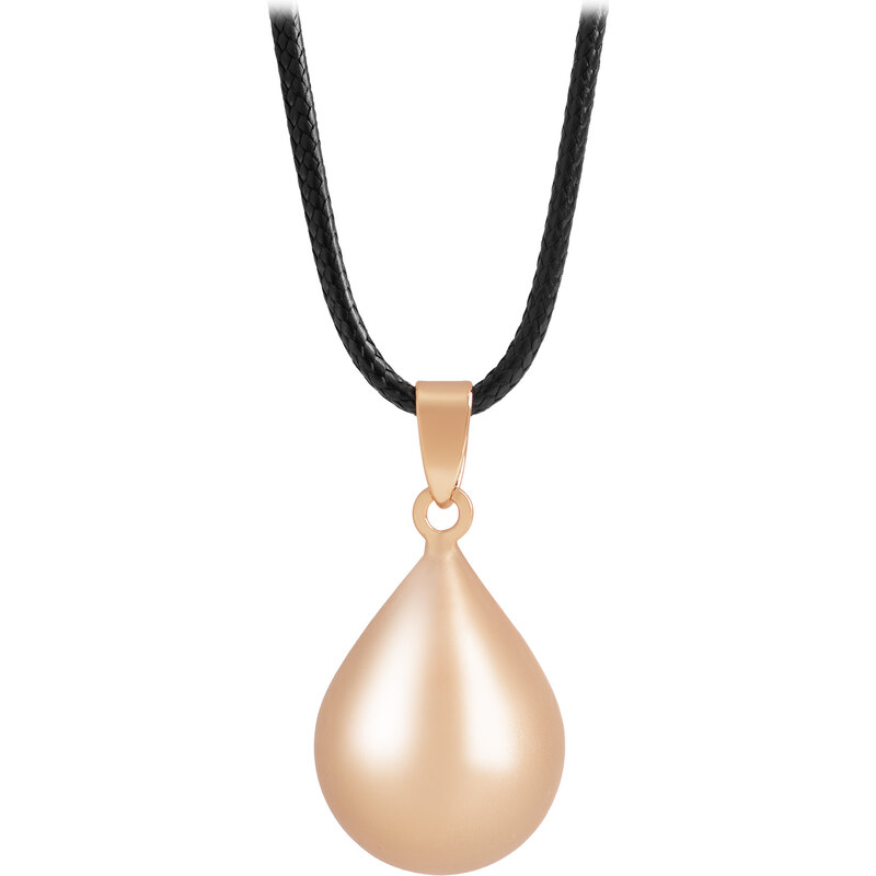 MUMMY BELL Pozlátený náhrdelník Rolnička Kvapka Lásky KAPLM 66584252