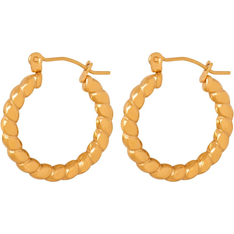 Troli Štýlové pozlátené náušnice kruhy VAAXF181G 66594920