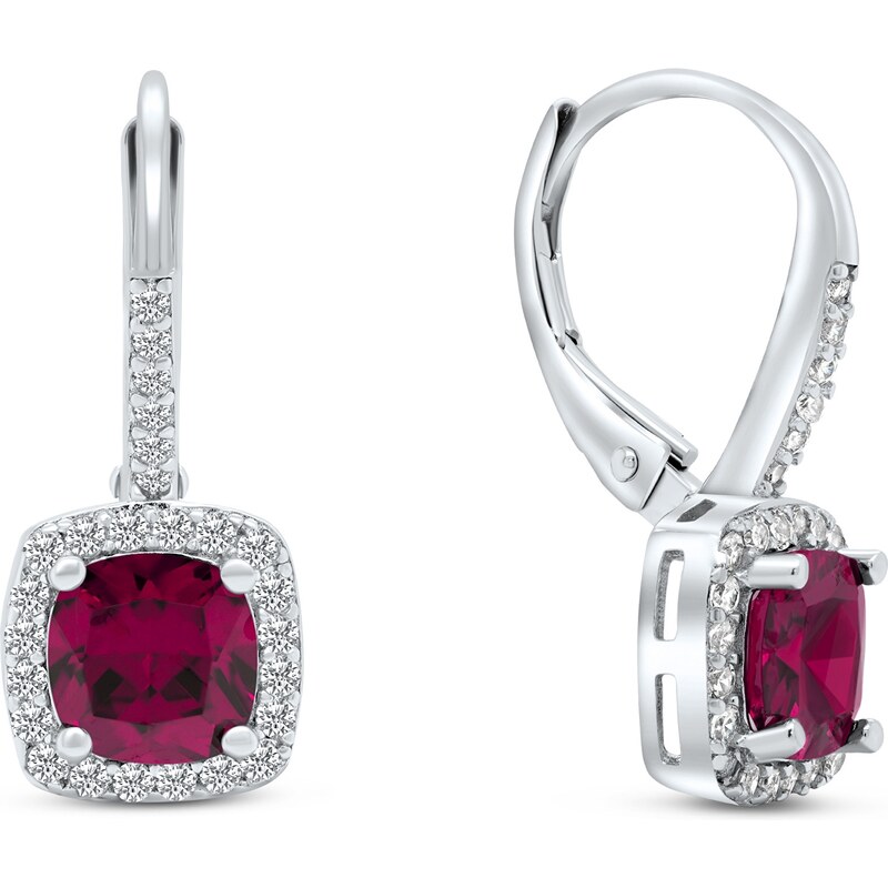 Brilio Silver Trblietavé náušnice so zirkónmi zo striebra EA308WR 66589569