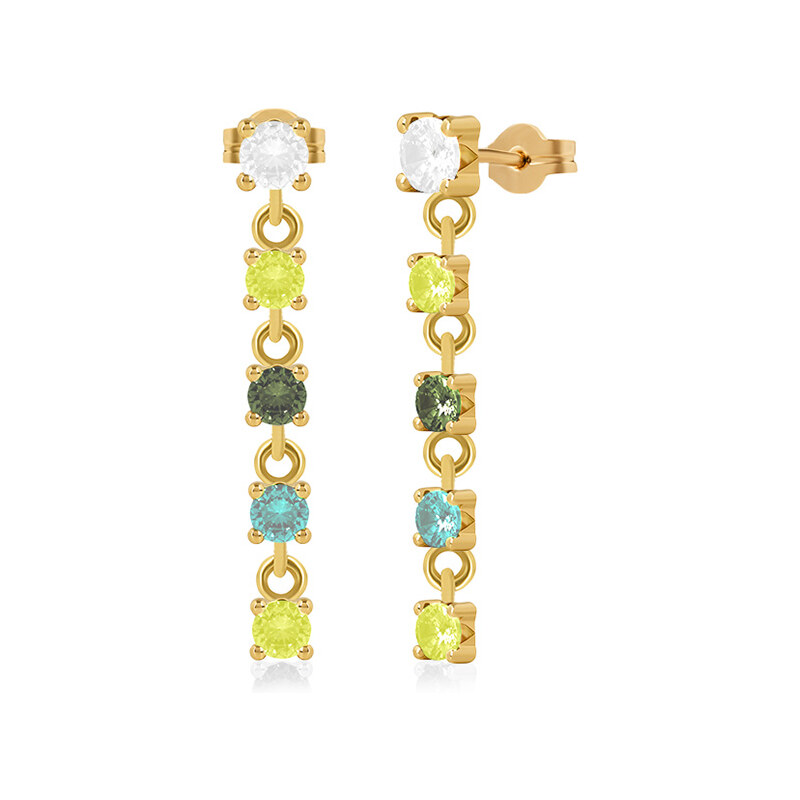 Brilio Trblietavé visiace náušnice zo zlata 14/476.141/6COM-S 66590348