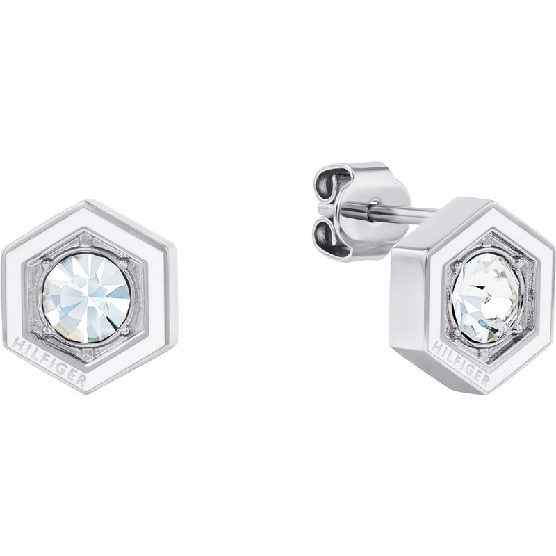 Tommy Hilfiger Módne oceľové náušnice s kryštálom Geometric 2780859 66589581