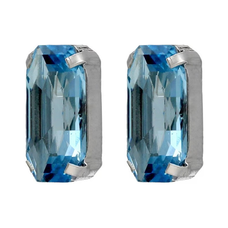 Victoria Cruz Fashion strieborné náušnice s modrým kryštálom Inspire 66581850