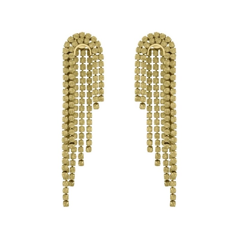 Liu Jo Blyštivé dlhé náušnice s kryštálmi Fashion LJ2767 66586523