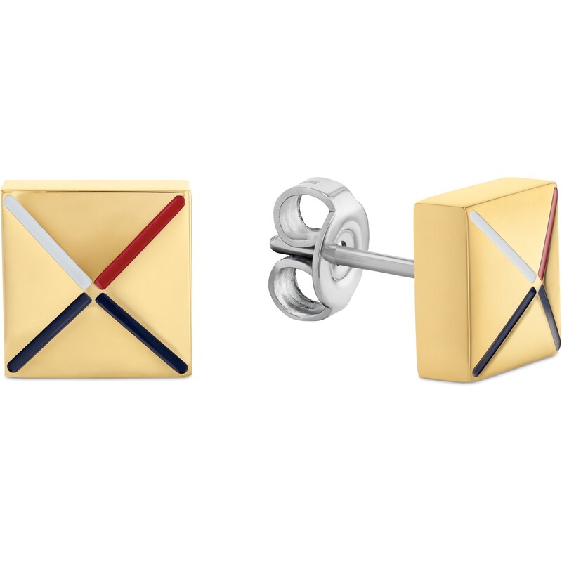 Tommy Hilfiger Pozlátené kôstkové náušnice Gianna 2780916 66582468