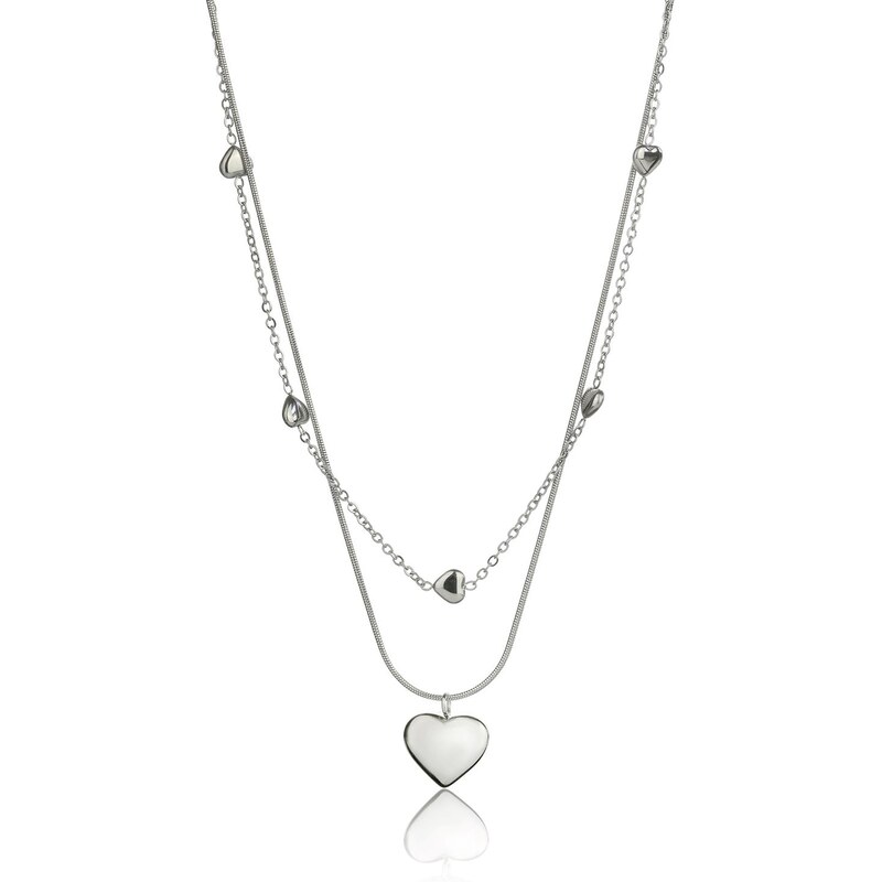 Emily Westwood Pôvabný dvojitý náhrdelník z ocele Malani EWN24003S 66581697