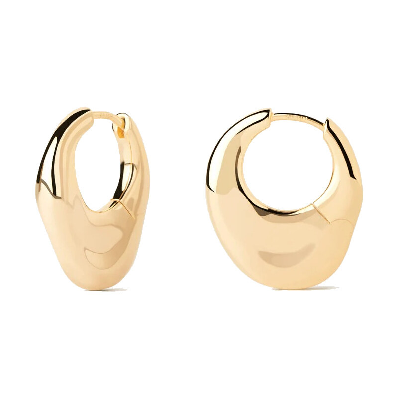 PDPAOLA Módne pozlátené náušnice Volcano Essentials AR01-C29-U 66590037