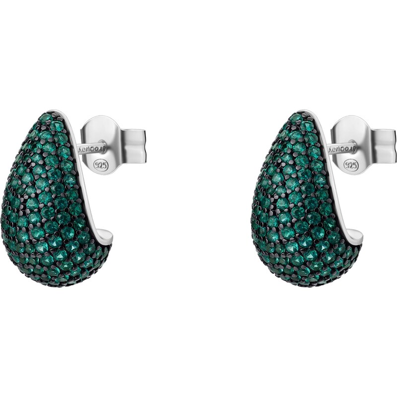 Brosway Visiace náušnice Tear drop Life Green Fancy FLG120 66595007