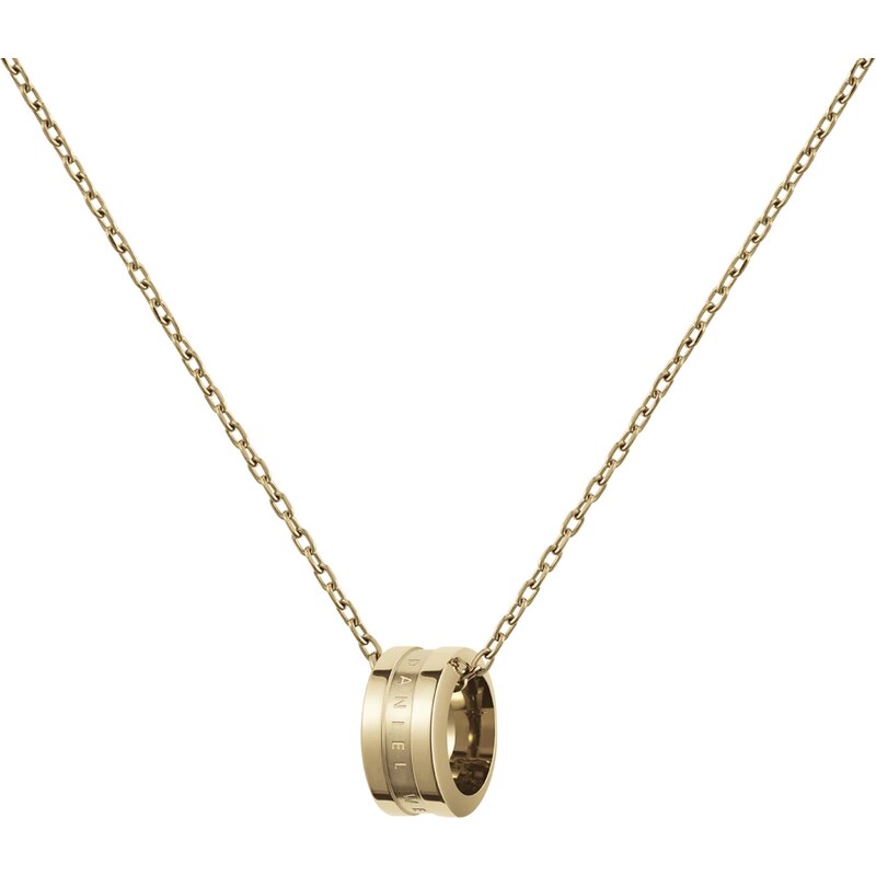 Daniel Wellington Fashion pozlátený náhrdelník s kruhovým príveskom 66591062