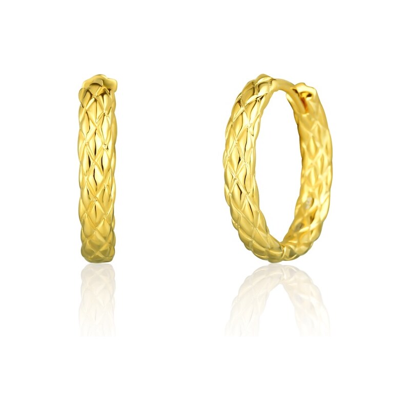 JVD Vybrúsené pozlátené náušnice SVLE1925XJ5GO00 66594804