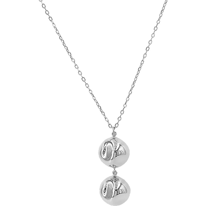 JVD Nadčasový strieborný náhrdelník pre ženy SVLN0516XK20045 66591218