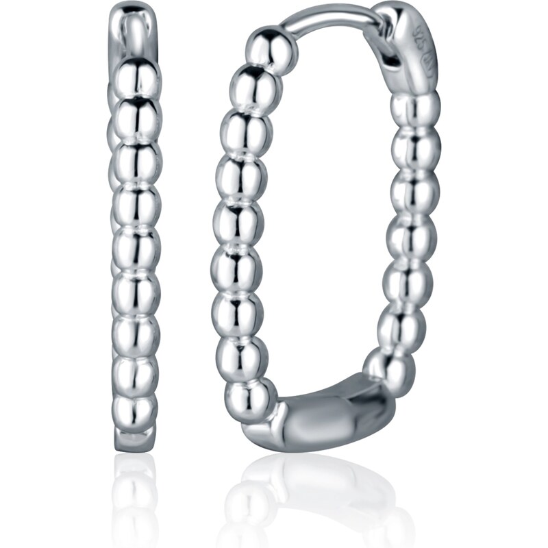 JVD Strieborné oválne náušnice SVLE2422XJ40000 66580205