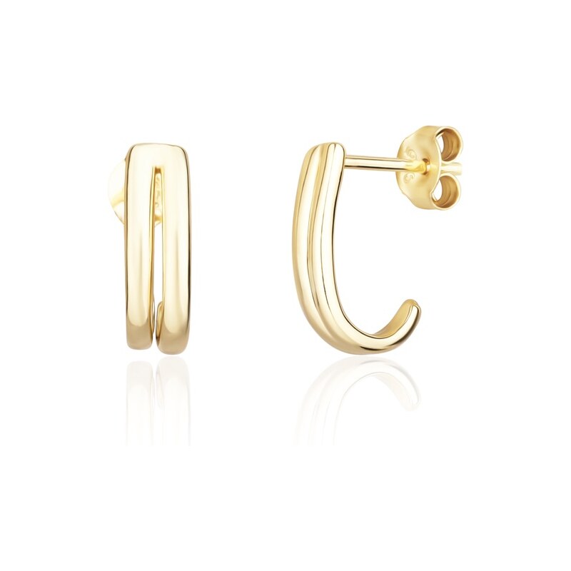 JVD Slušivé pozlátené náušnice SVLE1625X61GO00 66585384