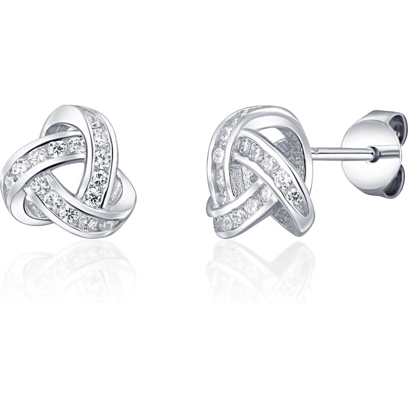 JVD Módne strieborné náušnice so zirkónmi SVLE1615XH2BI00 66584787