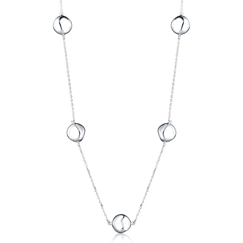 JVD Moderný strieborný náhrdelník pre ženy SVLN0514XK20045 66580740