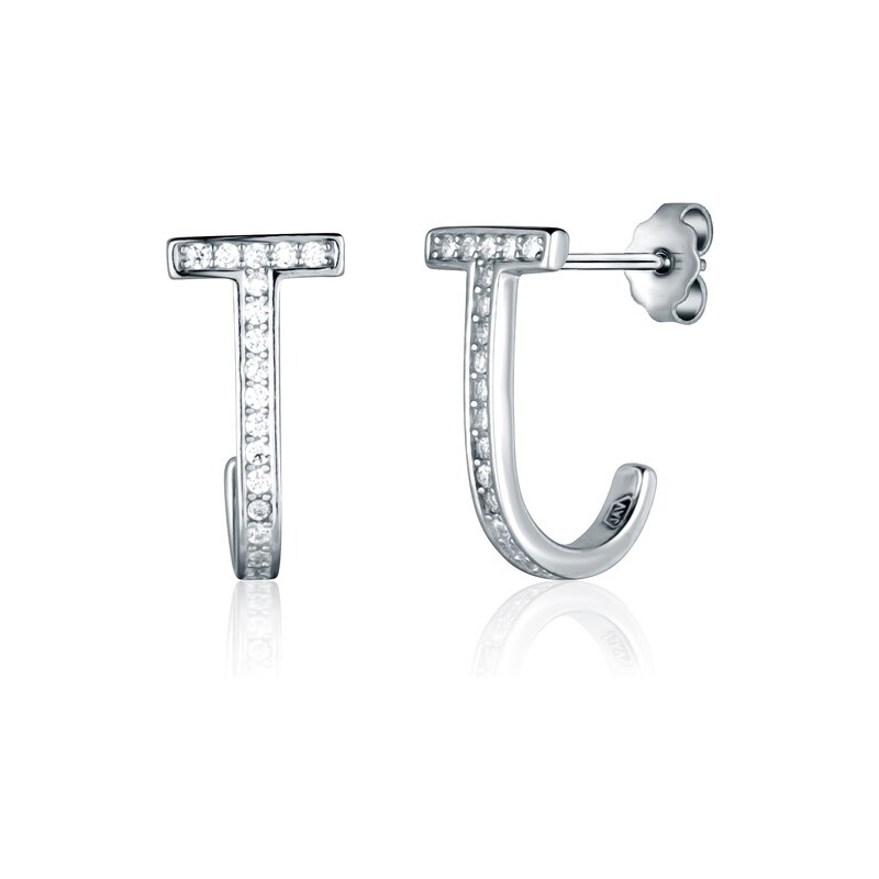 JVD Originálne strieborné náušnice so zirkónmi SVLE2484XE9BI00 66582299