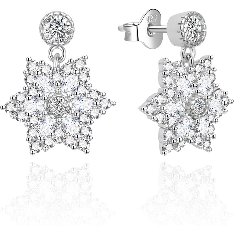 Agato Očarujúce visiace náušnice so zirkónmi AGT-E012PW 66587410