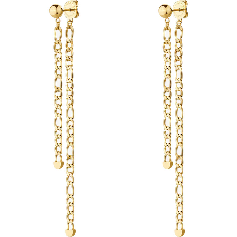 Brosway Dlhé pozlátené náušnice 2v1 Essential BNL096 66590398