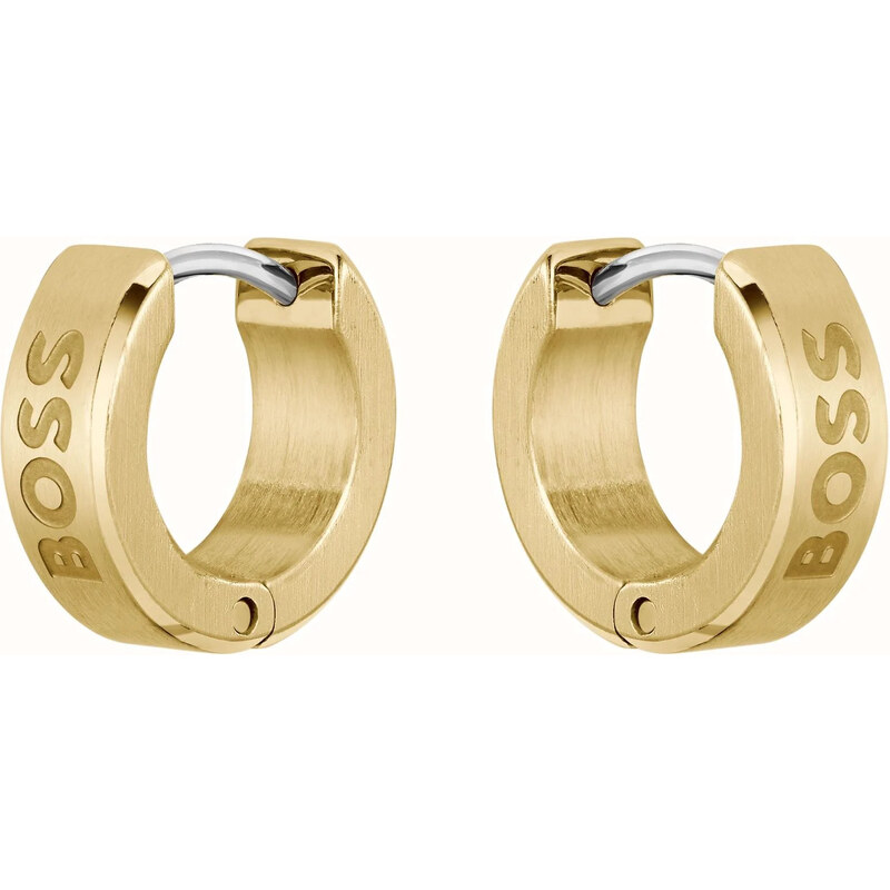 Hugo Boss Nadčasové pozlátené kruhy Odell 1580655 66594704