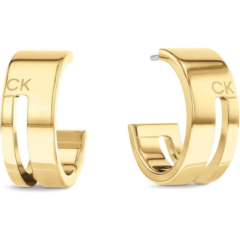 Calvin Klein Nadčasové kruhové náušnice Geometric Essentials 35000676 66582253