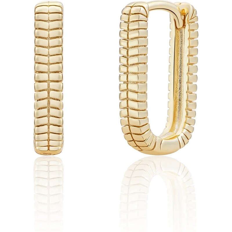 Sparkling Jewels Pozlátené visiace náušnice EAG25 66582700