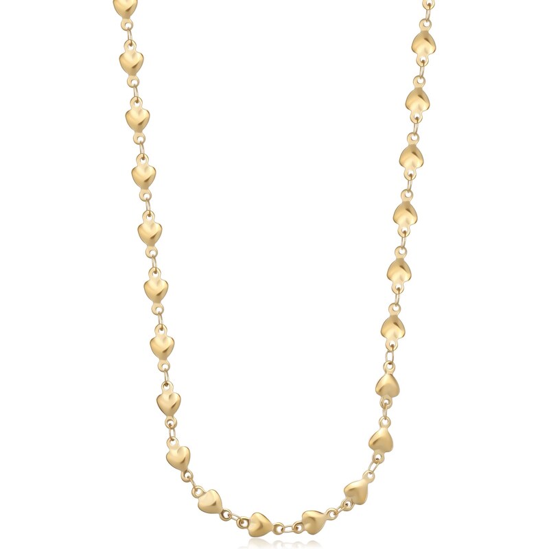 SAgapõ Pozlátený srdiečkový náhrdelník Chunky SHK83 66583589