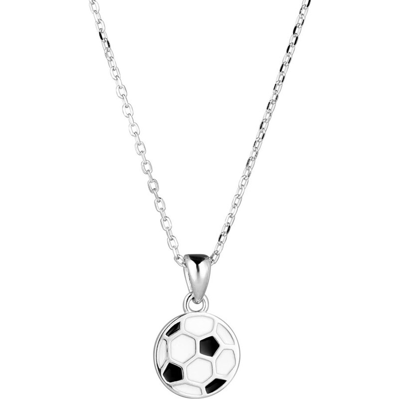 Evolution Group Strieborný náhrdelník s príveskom futbalovej lopty 66590992
