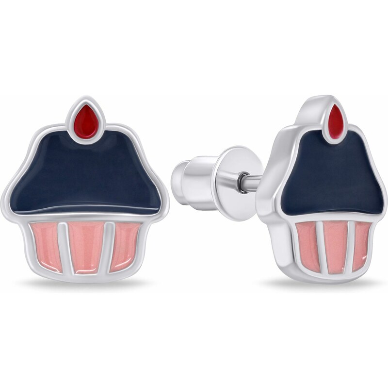 Brilio Silver Slušivé strieborné náušnice Torta EA1085W 66586873