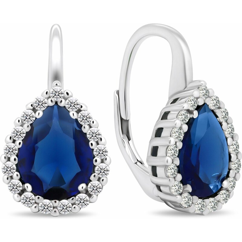 Brilio Silver Nadčasové strieborné náušnice so zirkónmi EA425WB 66974163