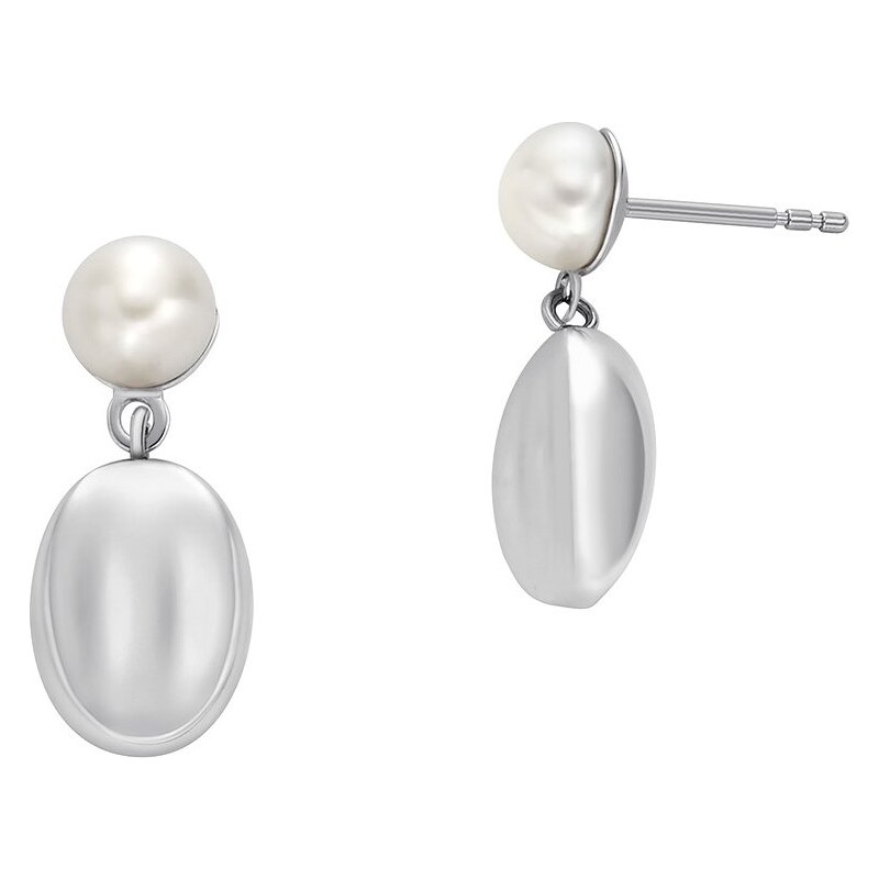 Skagen Pôvabné visiace náušnice s pravými perlami Agnethe SKJ1835040 66592233