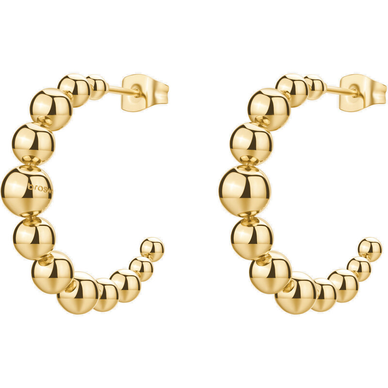 Brosway Pozlátené guličkové kruhy Perfect BPC29 66592708