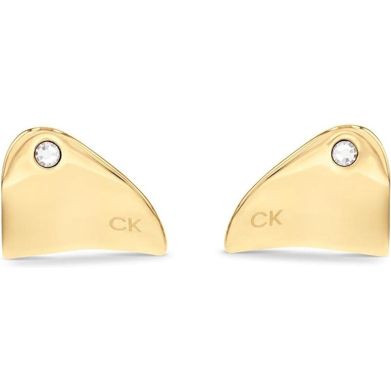 Calvin Klein Moderné pozlátené náušnice s kryštálom Cherished 35000660 66585229