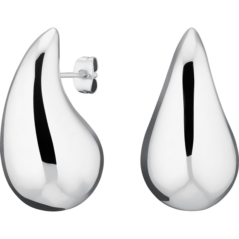 Rosefield Módne oceľové náušnice Tear Drop JETDS-J932 66589328