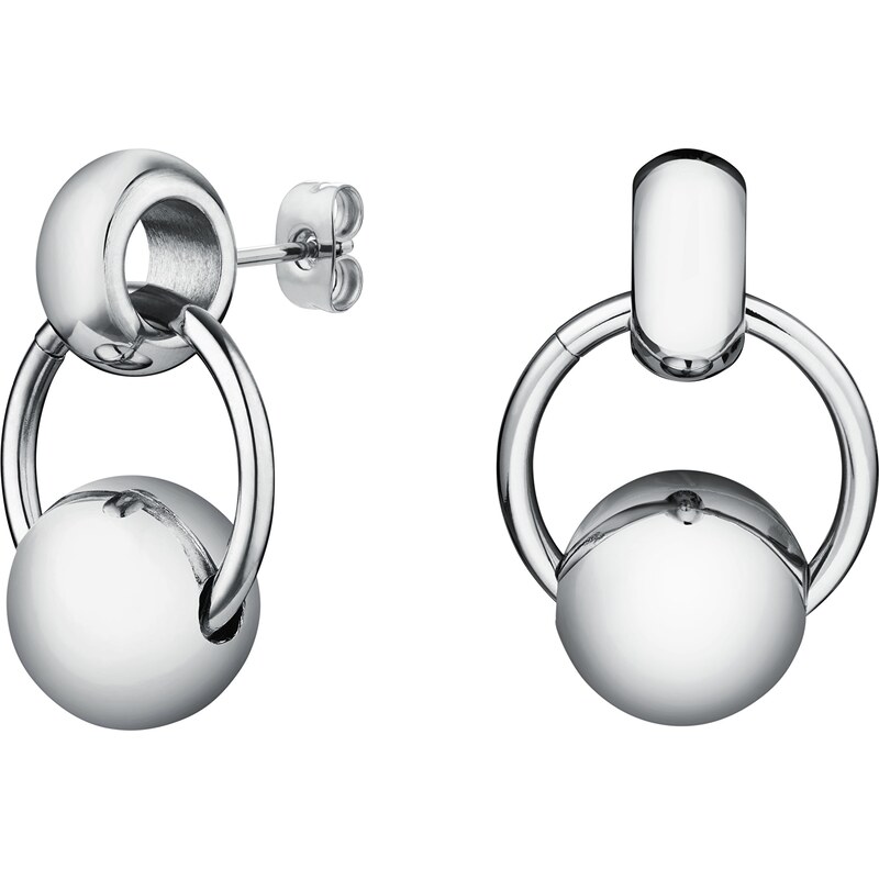 Rosefield Slušivé oceľové náušnice Chunky Roll JECES-J897 66591888