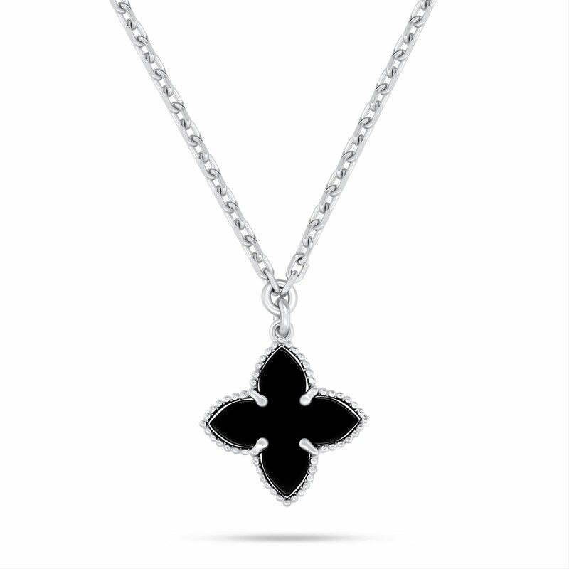 Brilio Silver Strieborný kvetinový náhrdelník pre ženy NCL193WBC 66590695