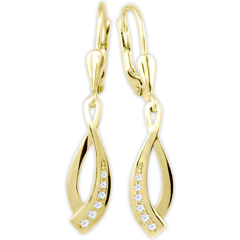 Soliter Elegantné náušnice zo žltého zlata 239 001 00857 00 66709267