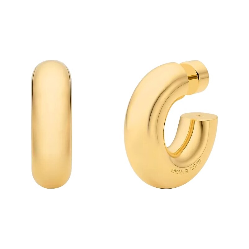 Michael Kors Minimalistické pozlátené náušnice kruhy MKJ842200710 66590154