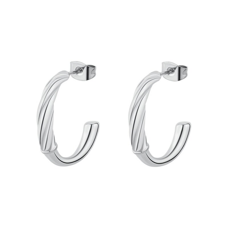 Brosway Polkruhové oceľové náušnice Amy BAY26 66583415